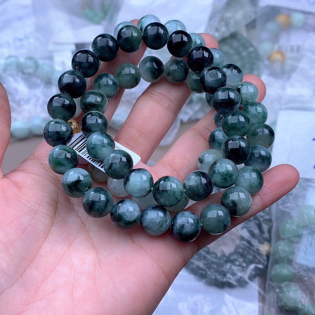 未镶嵌手串定制翡翠