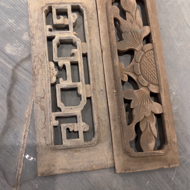 云***q香榧木香樟木木雕一对