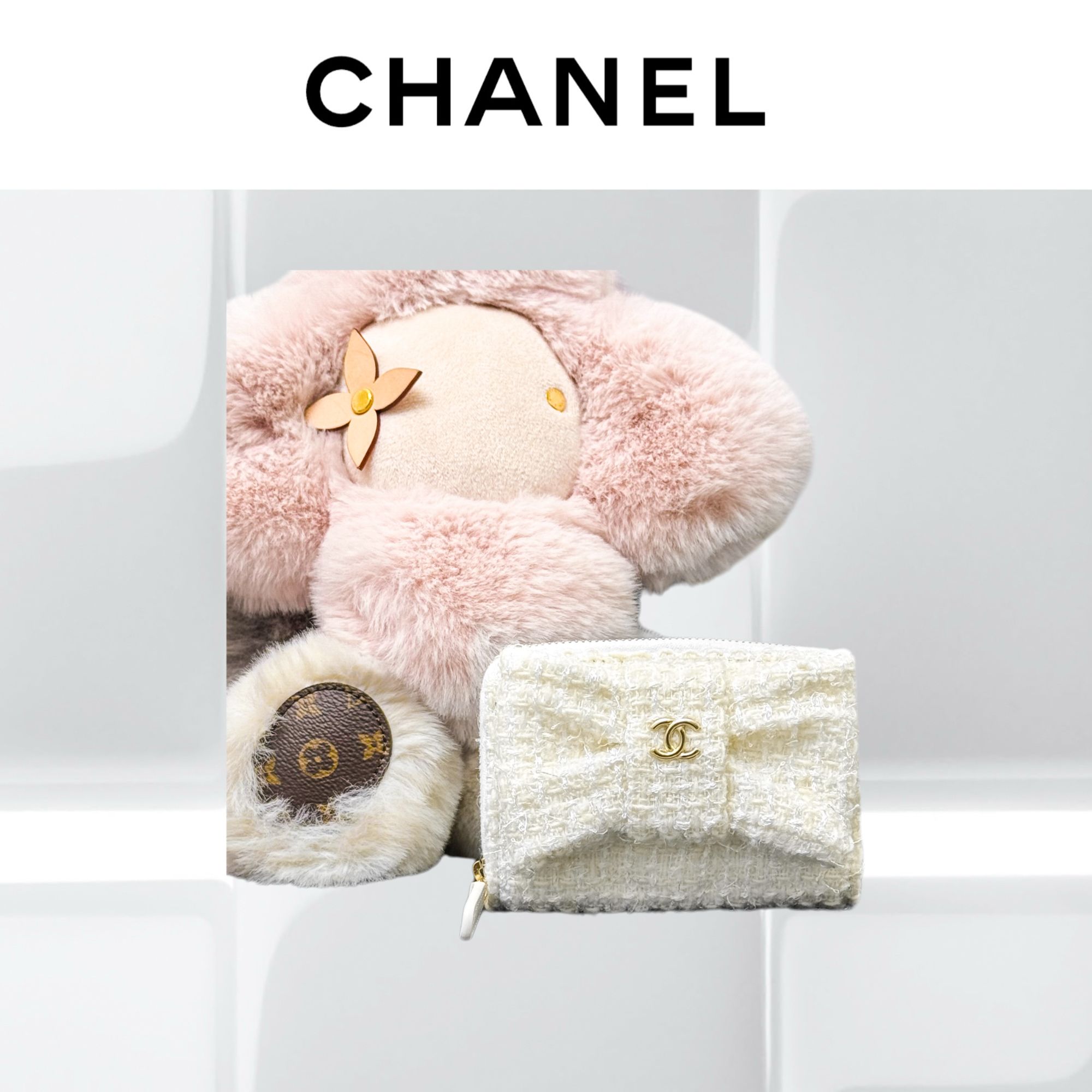 99新 Chanel/香奈儿 23A mini 白金 蝴蝶结 编织 链条包