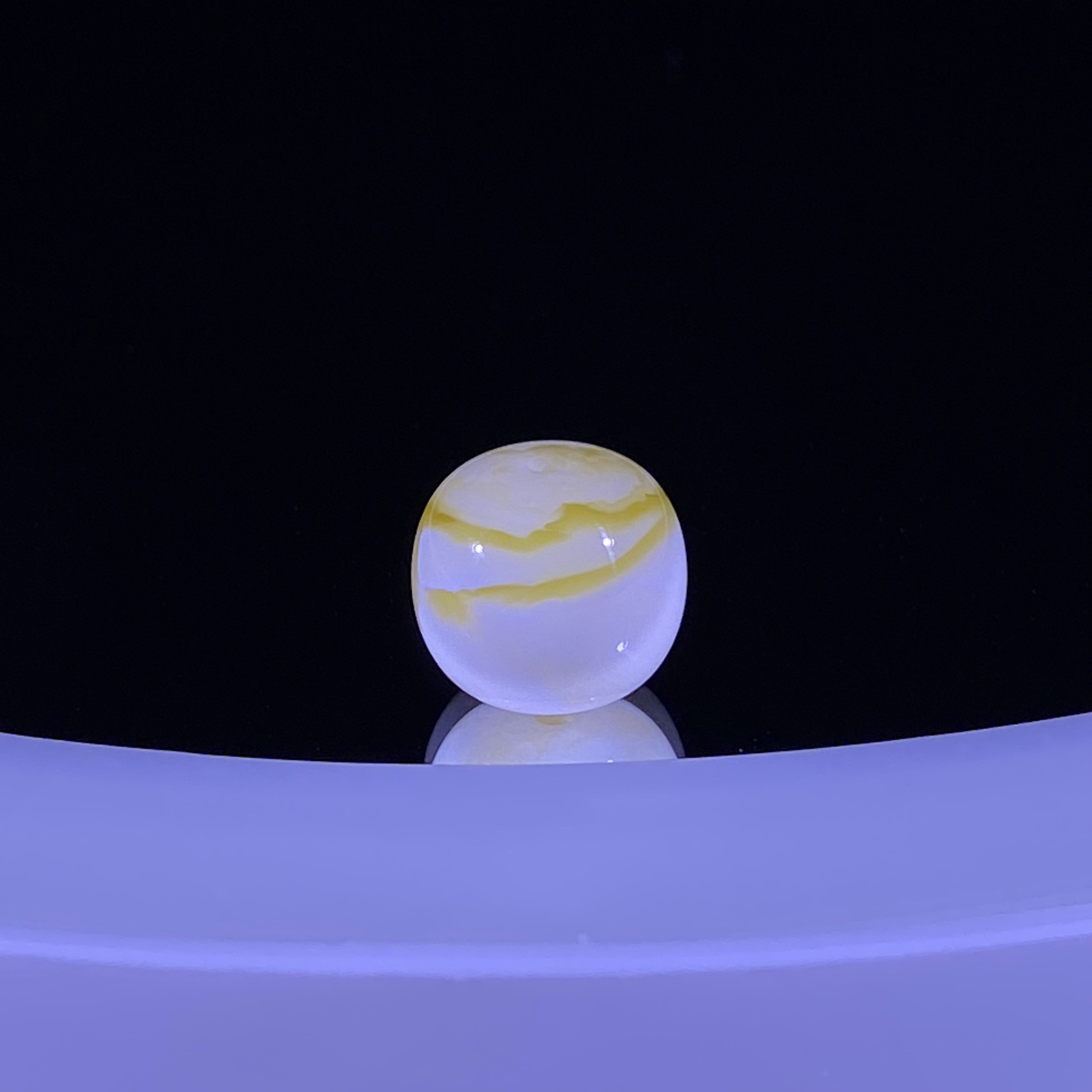 10.7mm金漆白溶洞橘妖蜜蜡老型 全品配串好看妖