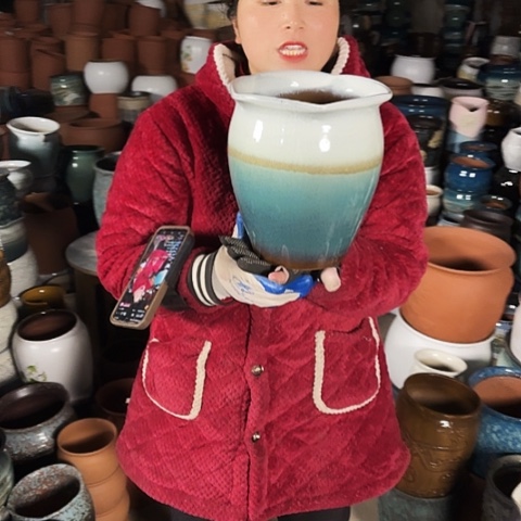 口20高25瑕疵盆子。