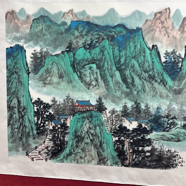 山水画花鸟画书法