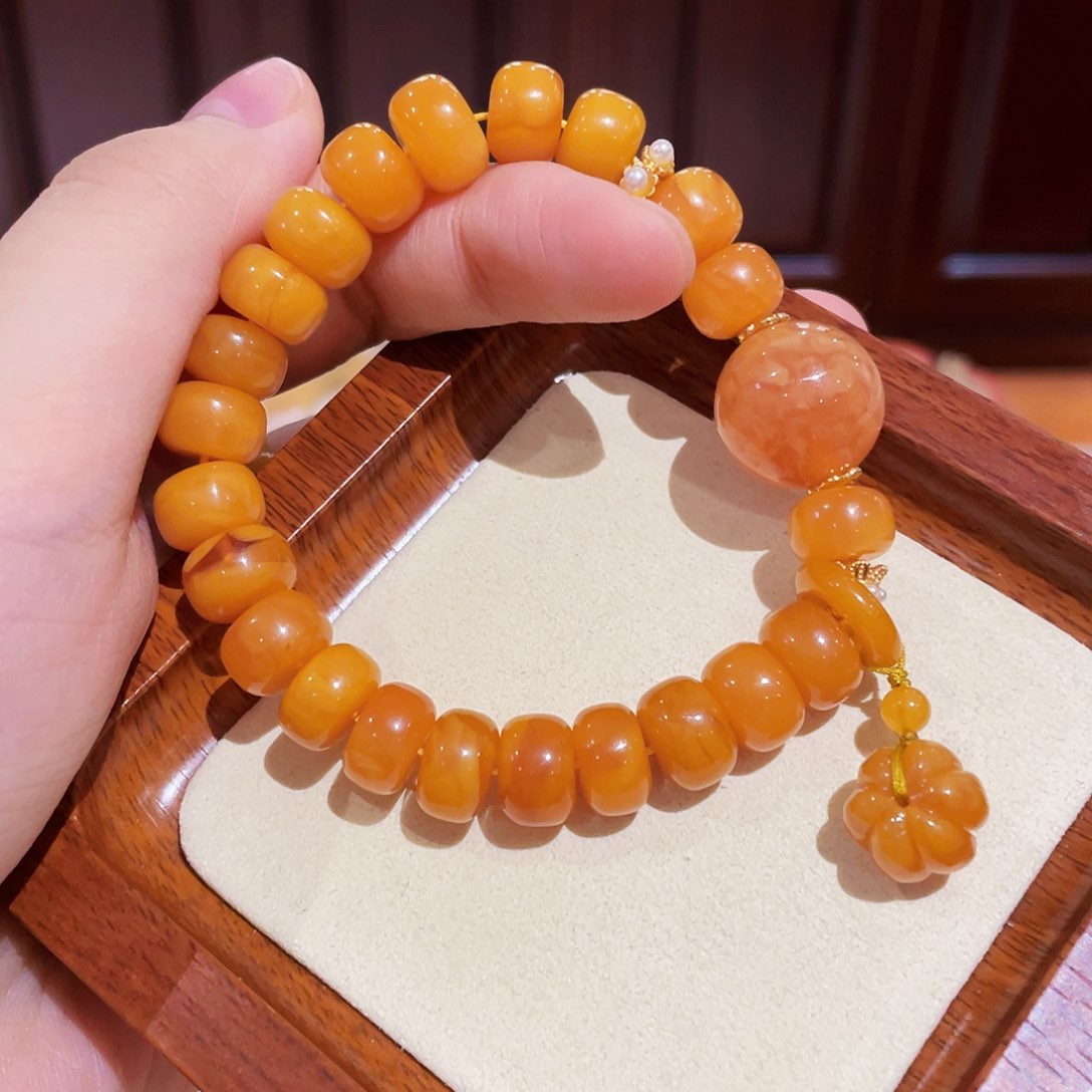 蜜蜡手链未镶嵌手串