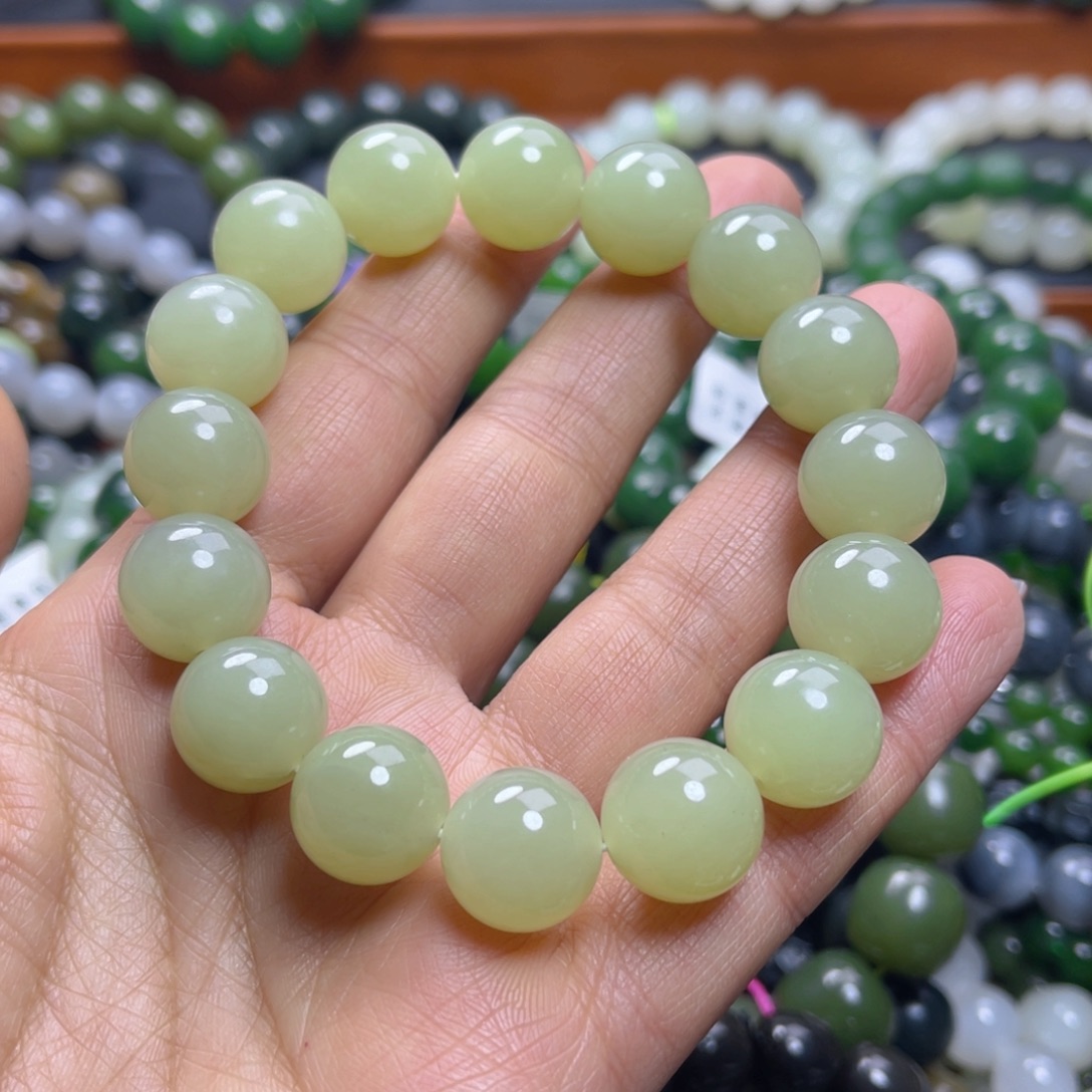 和田玉未镶嵌手链