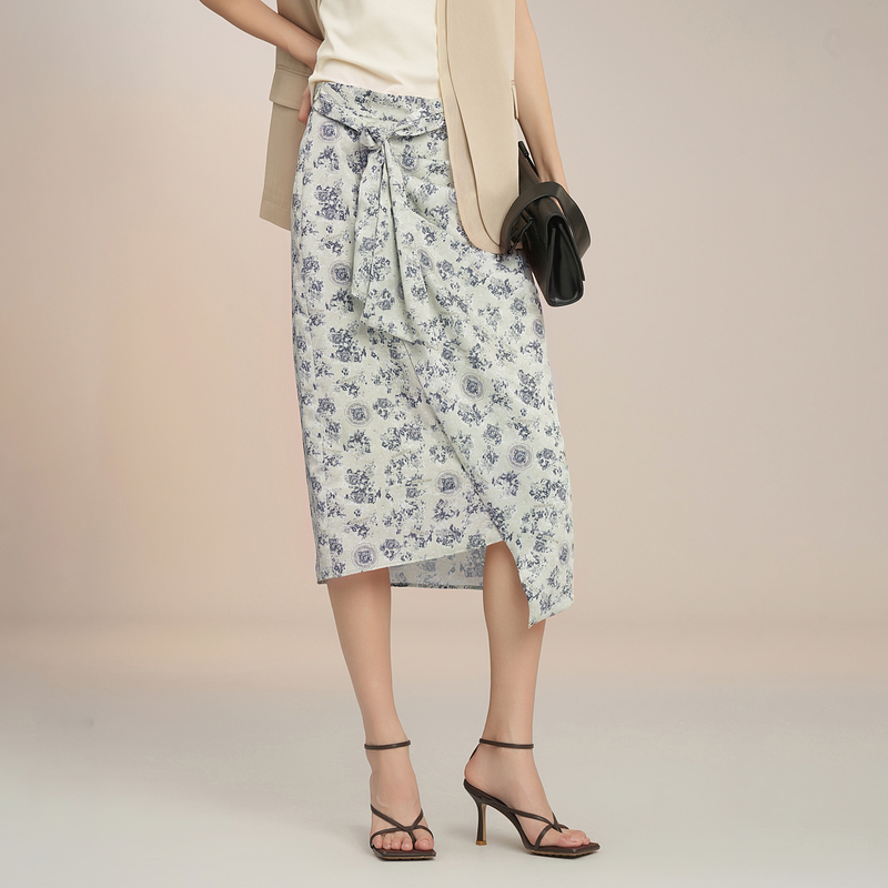 【籽言专属】XK203013B293-XG雪歌24夏新款半身裙