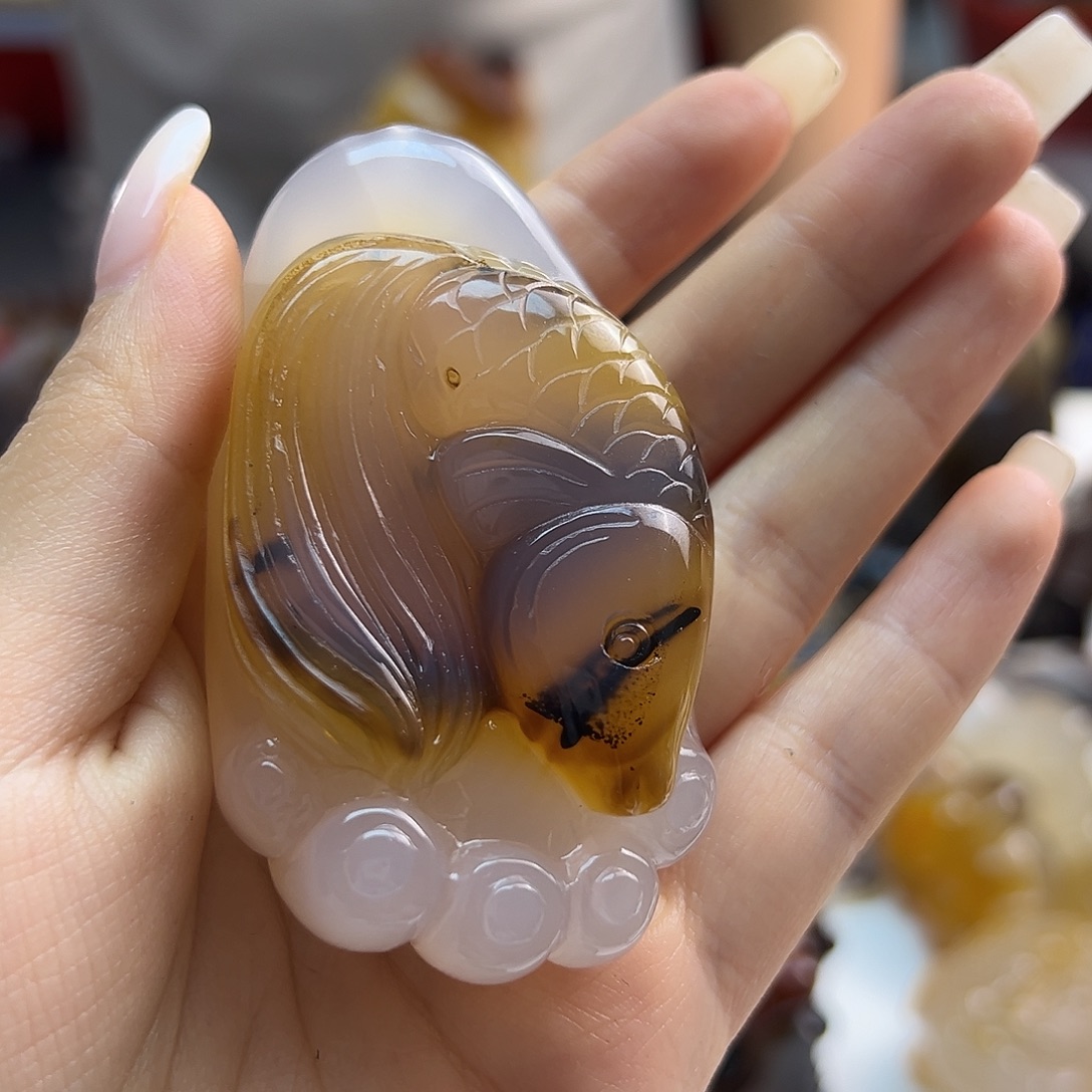 玛瑙/玉髓未镶嵌吊坠(不含链)