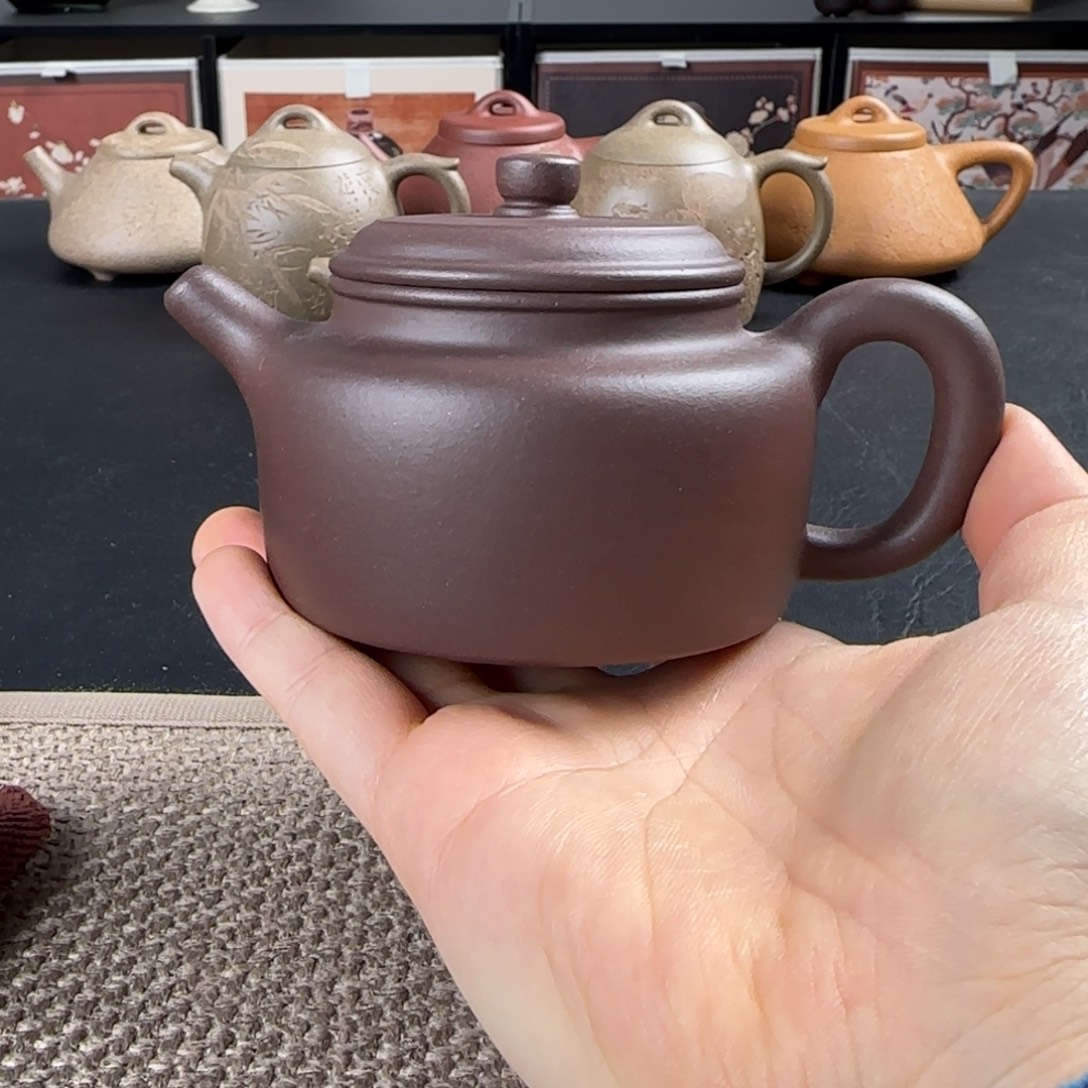 茶壶紫砂微瑕德钟