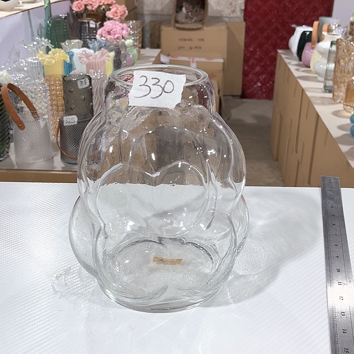 玻璃330高21口8玻璃花瓶嘎嘎好看玻璃花瓶