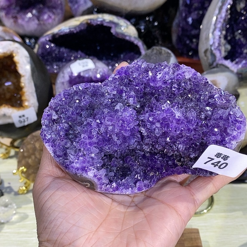 【闪购商品】未镶嵌珠宝半成品紫晶