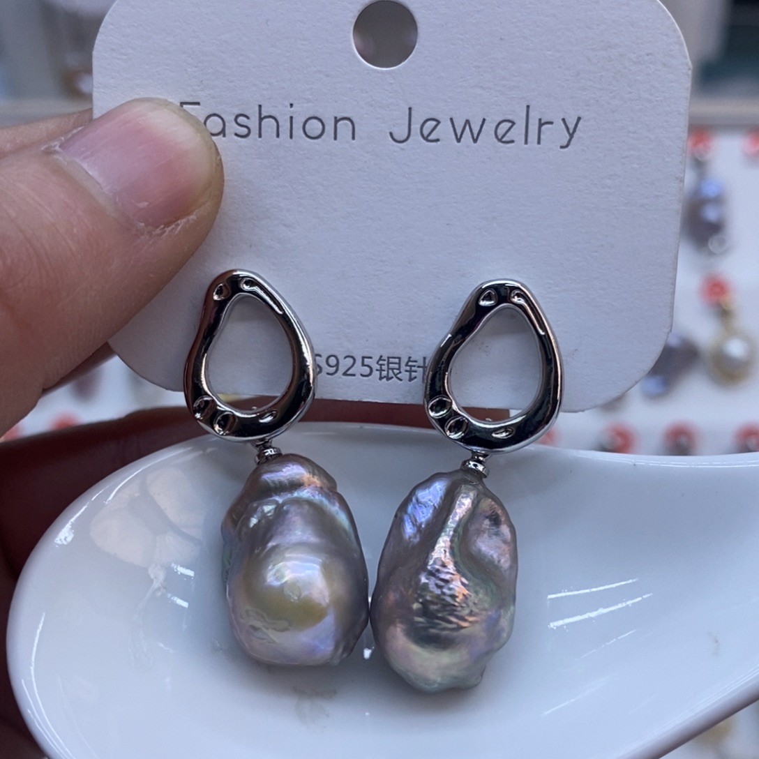 淡水珍珠未镶嵌美丽哦哦哦