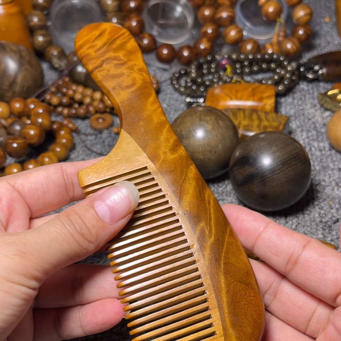 金丝楠老料梳子小叶
