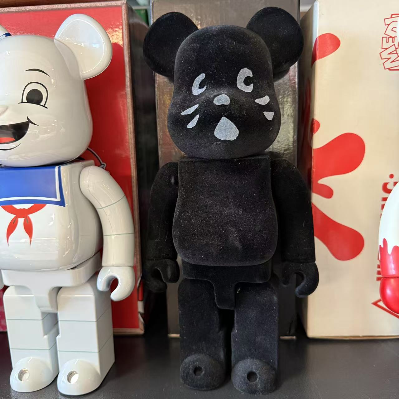 bearbrick积木熊 惊讶猫 400%