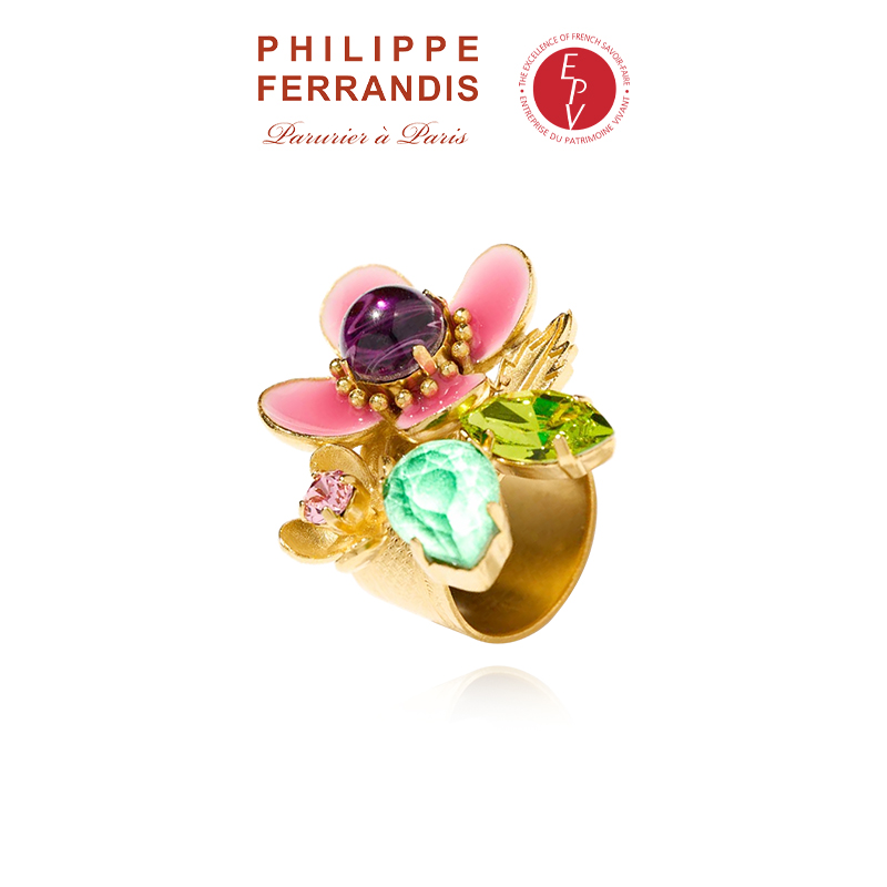 AZLOOK 铜合金项链 AZLOOK【法国进口】菲昂迪斯胜利的芙拉系列戒指