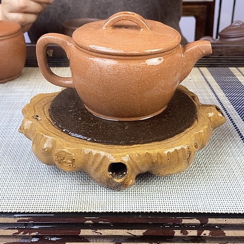 紫砂茶壶宜兴紫砂黄降坡220c c