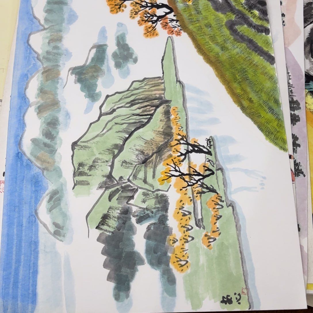 国画33-45卡纸作品艺