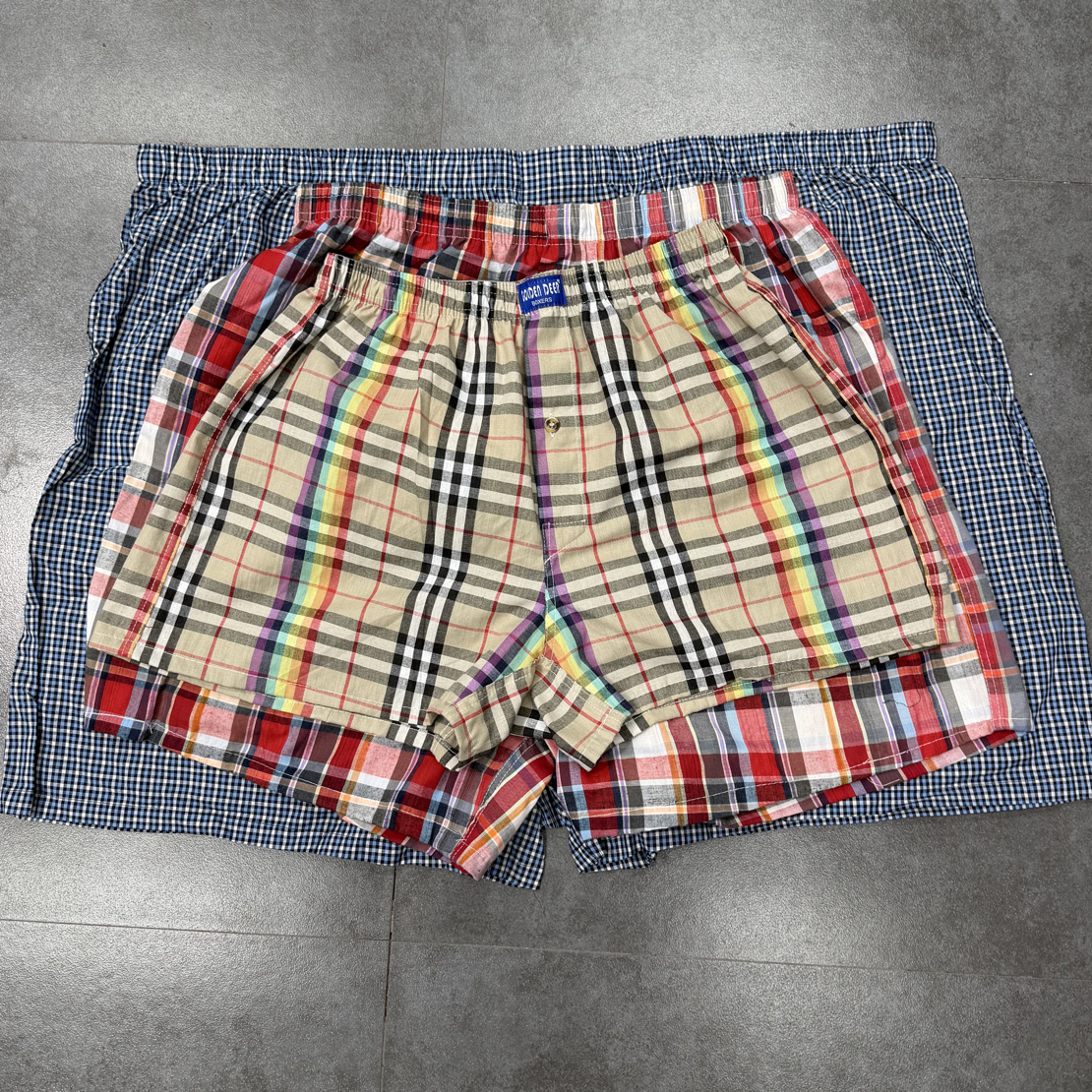 外贸原单 断码格子棉宽松阿罗裤 带天空仓 品质贼好 超级福利