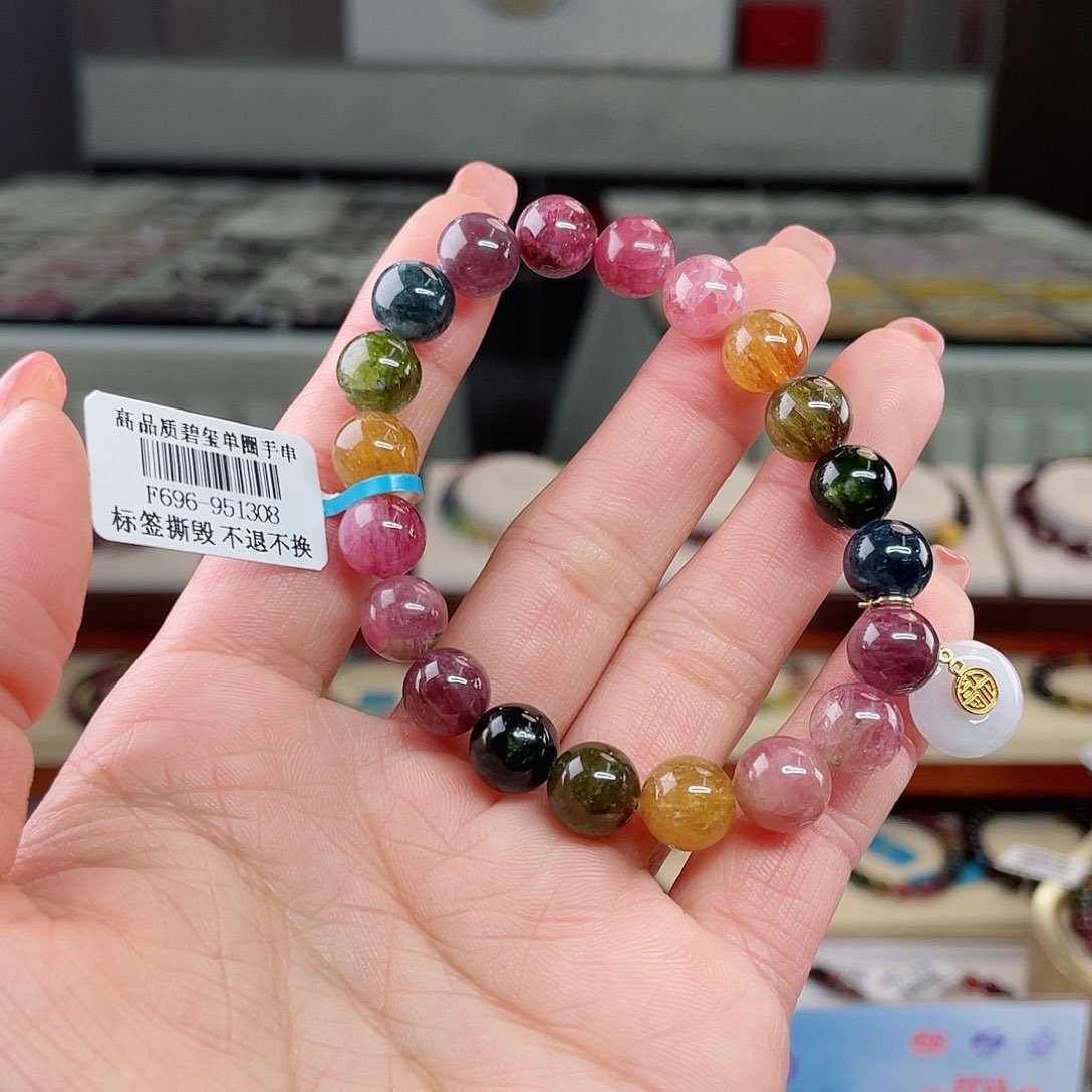 碧玺Fs f g j k66789银S925镶嵌