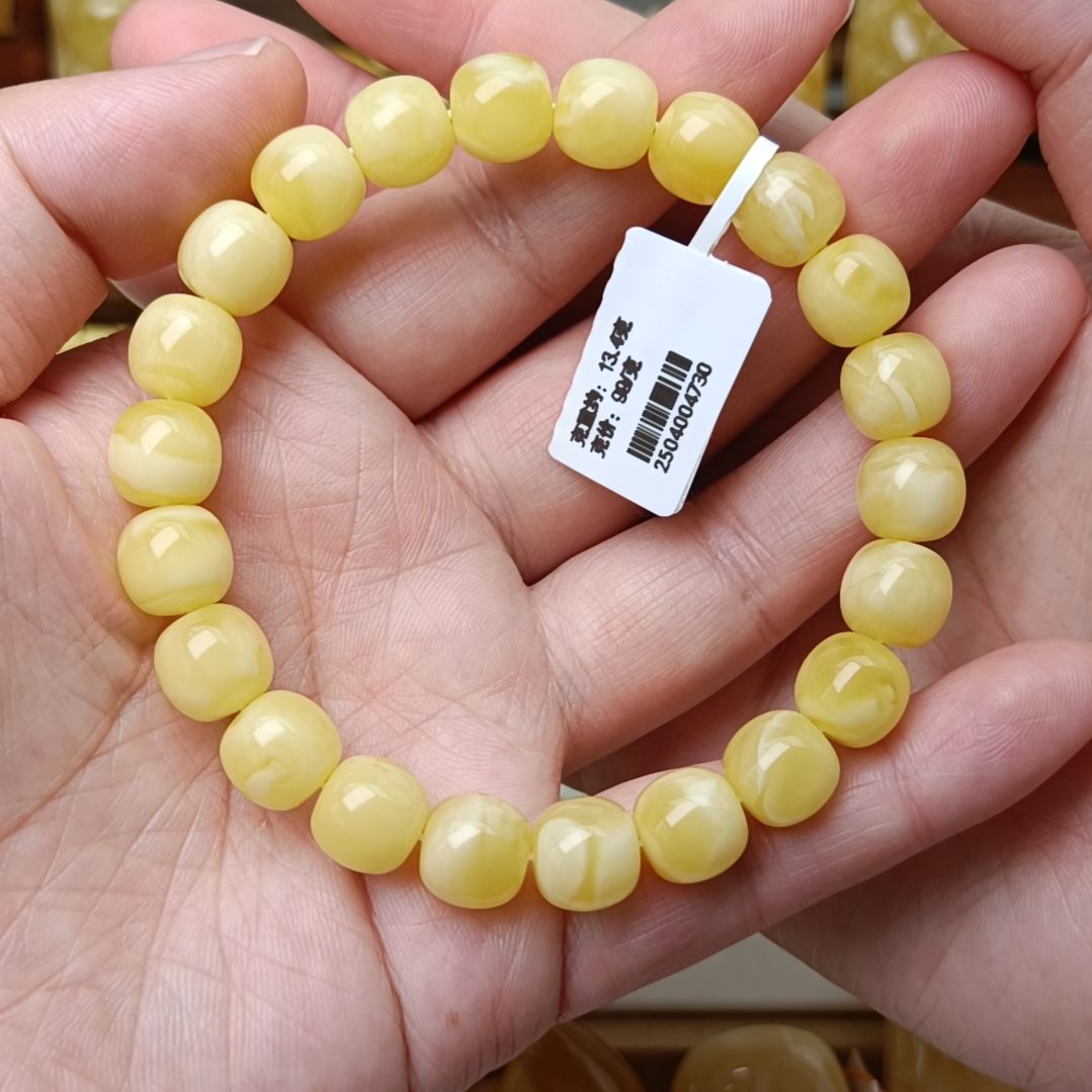 未镶嵌蜜蜡手链10精工老型满蜜满蜡妖花18手围