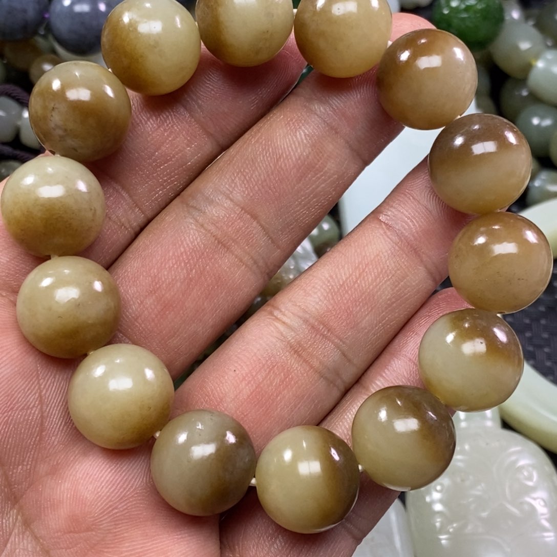 和田玉手链未镶嵌