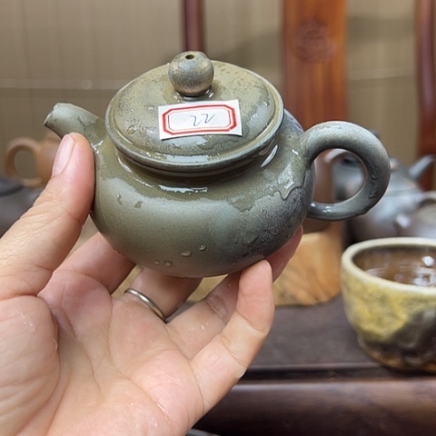 民***戬谷龙窑柴烧茶壶22