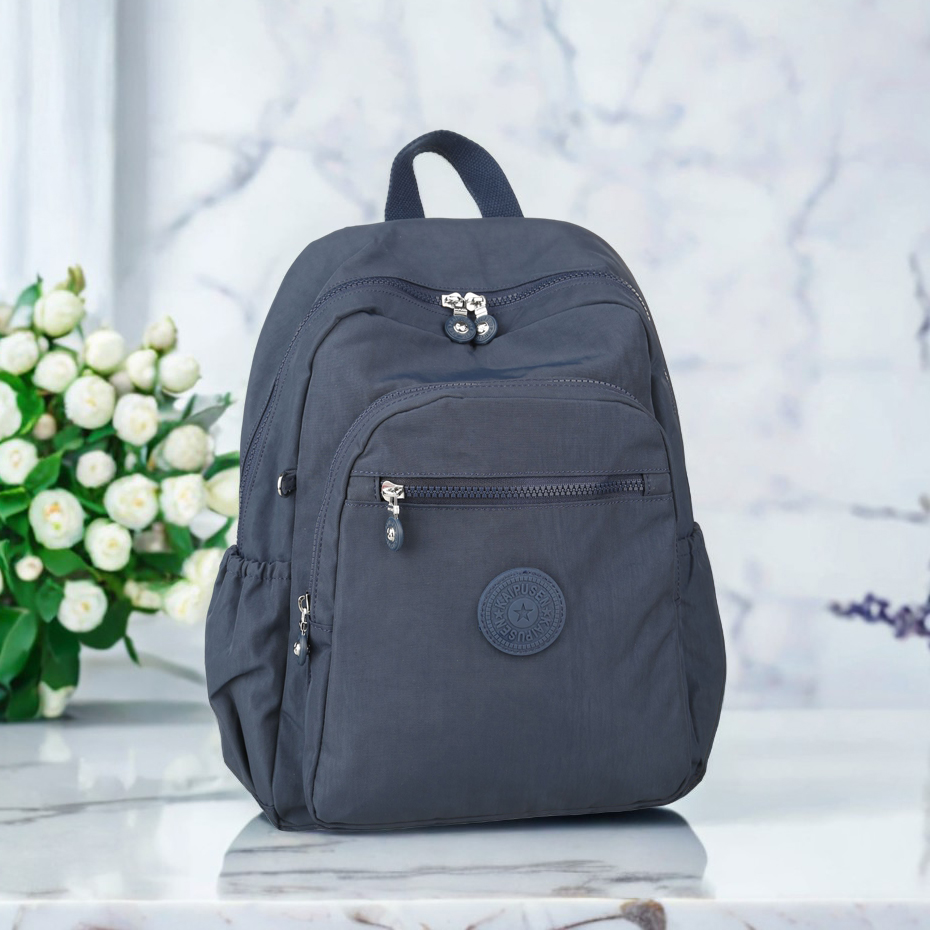 2025新款防泼水双肩包轻便男女背包尼龙书包大容量多口袋旅行背包