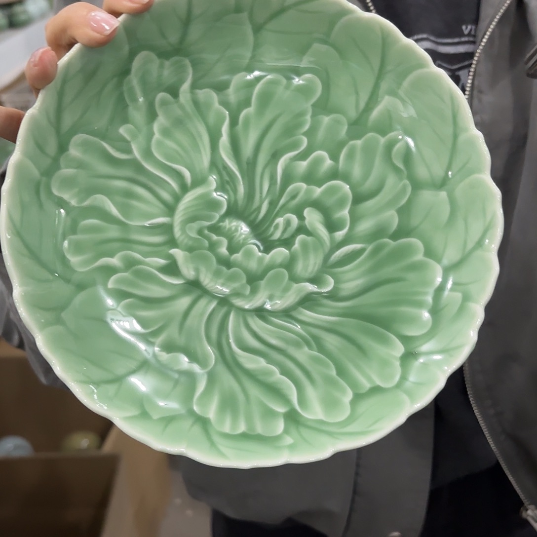 龙泉云间青瓷小米茶器