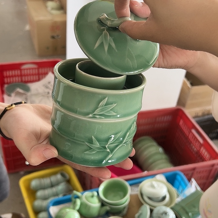 小米茶器龙泉青瓷