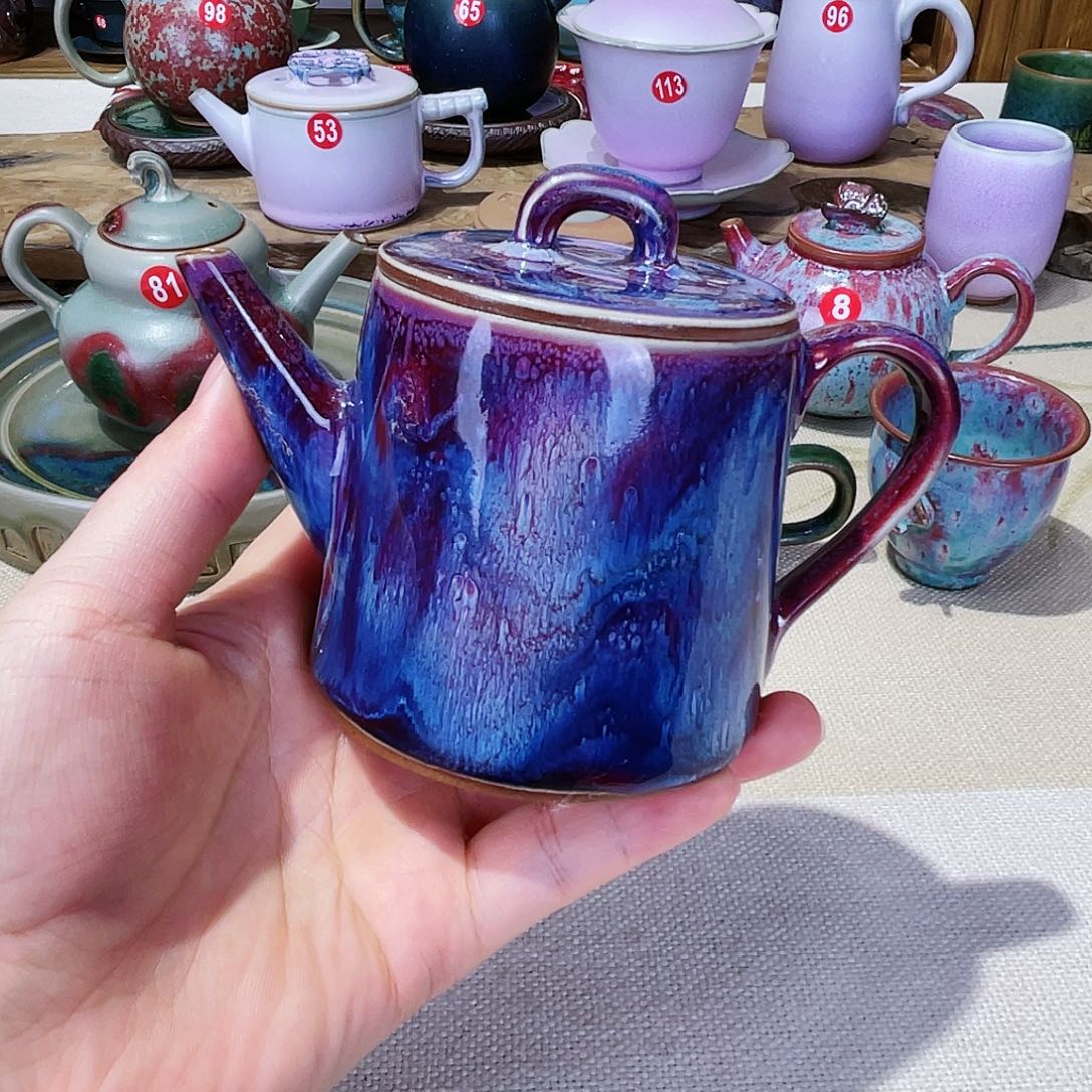 壶禹州钧瓷艺术作品