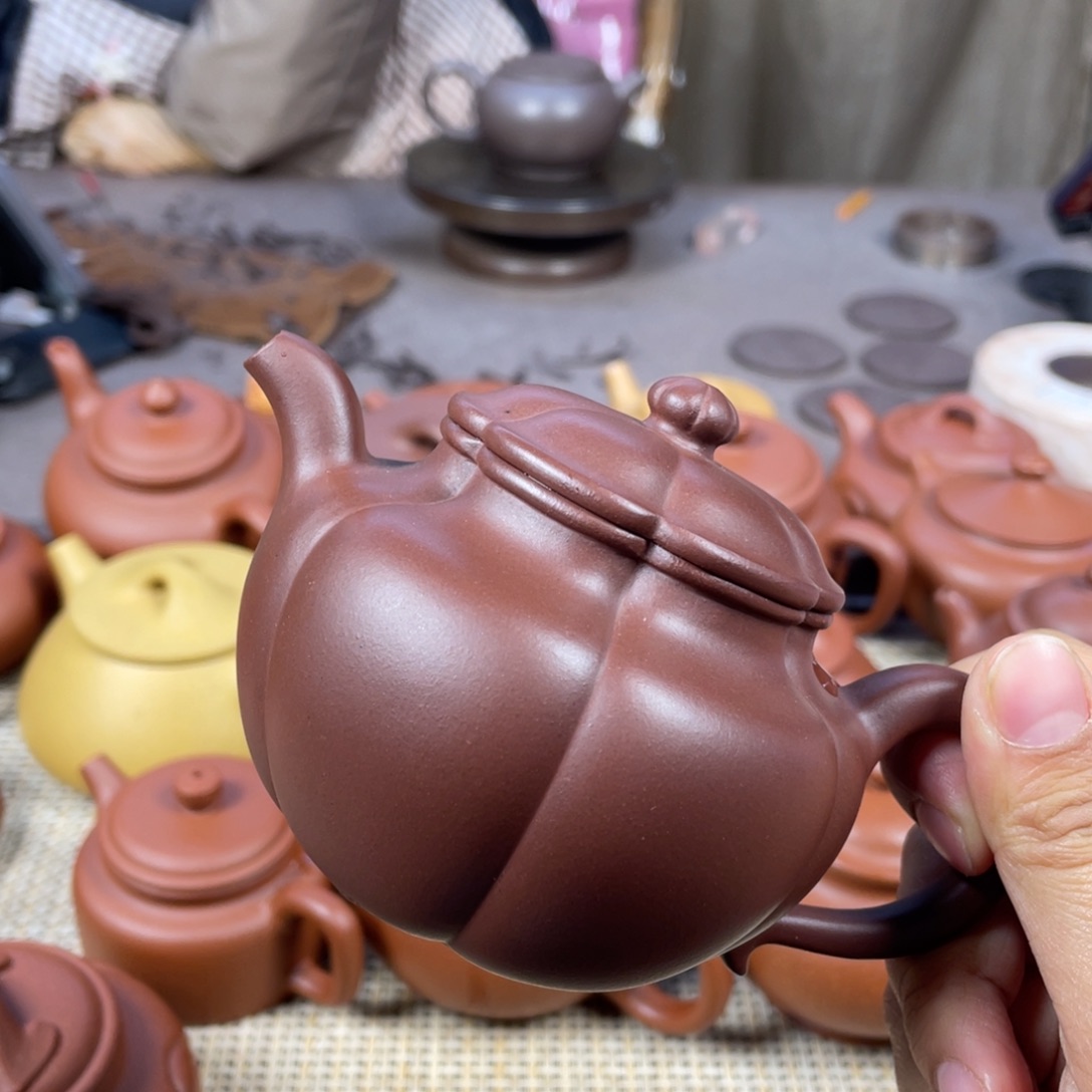 紫砂茶壶恒*宜兴紫砂