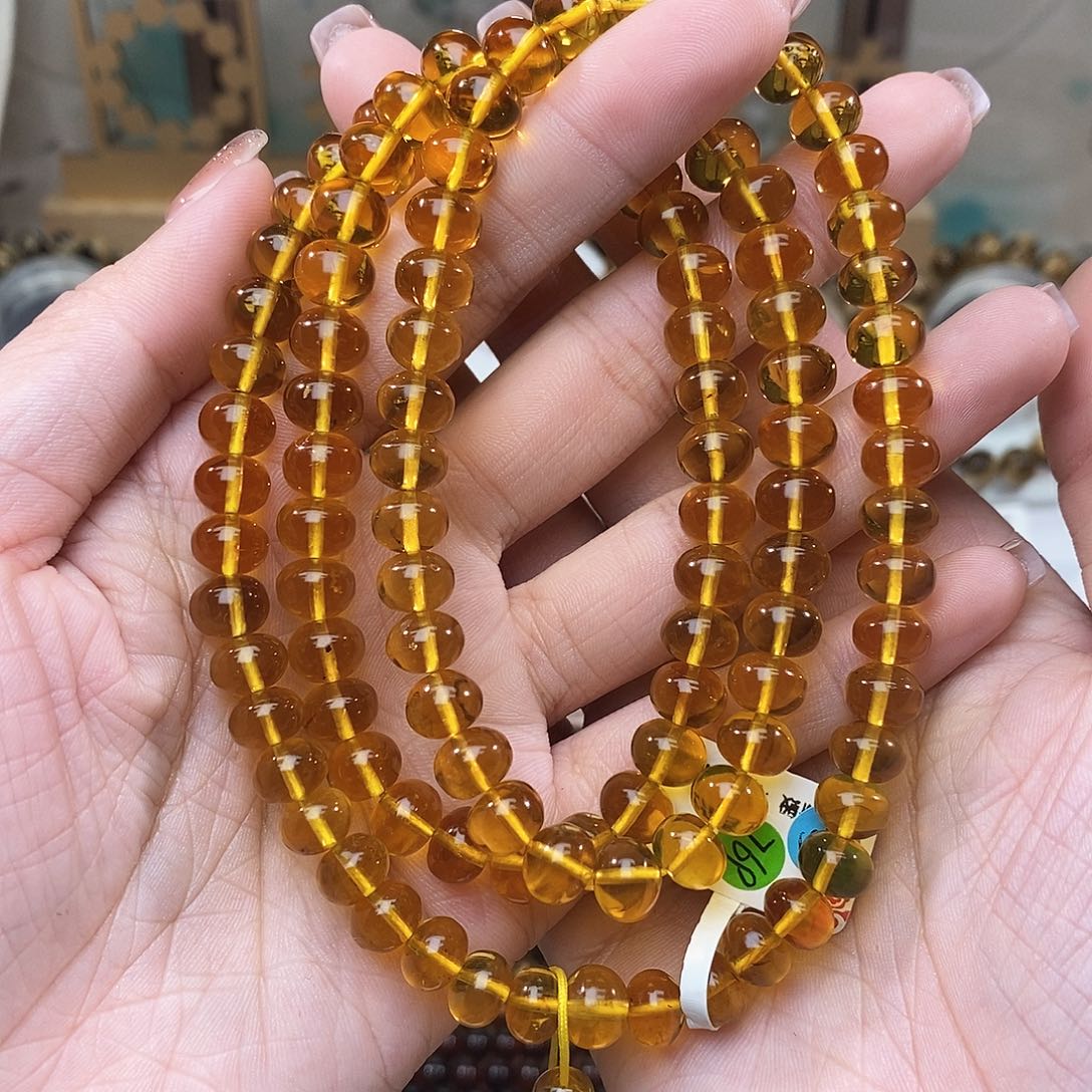 琥珀未镶嵌手链8➕