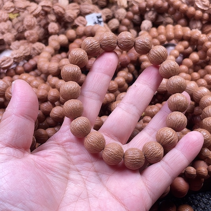 手串猴头核桃1.4同尺磨盘风羽