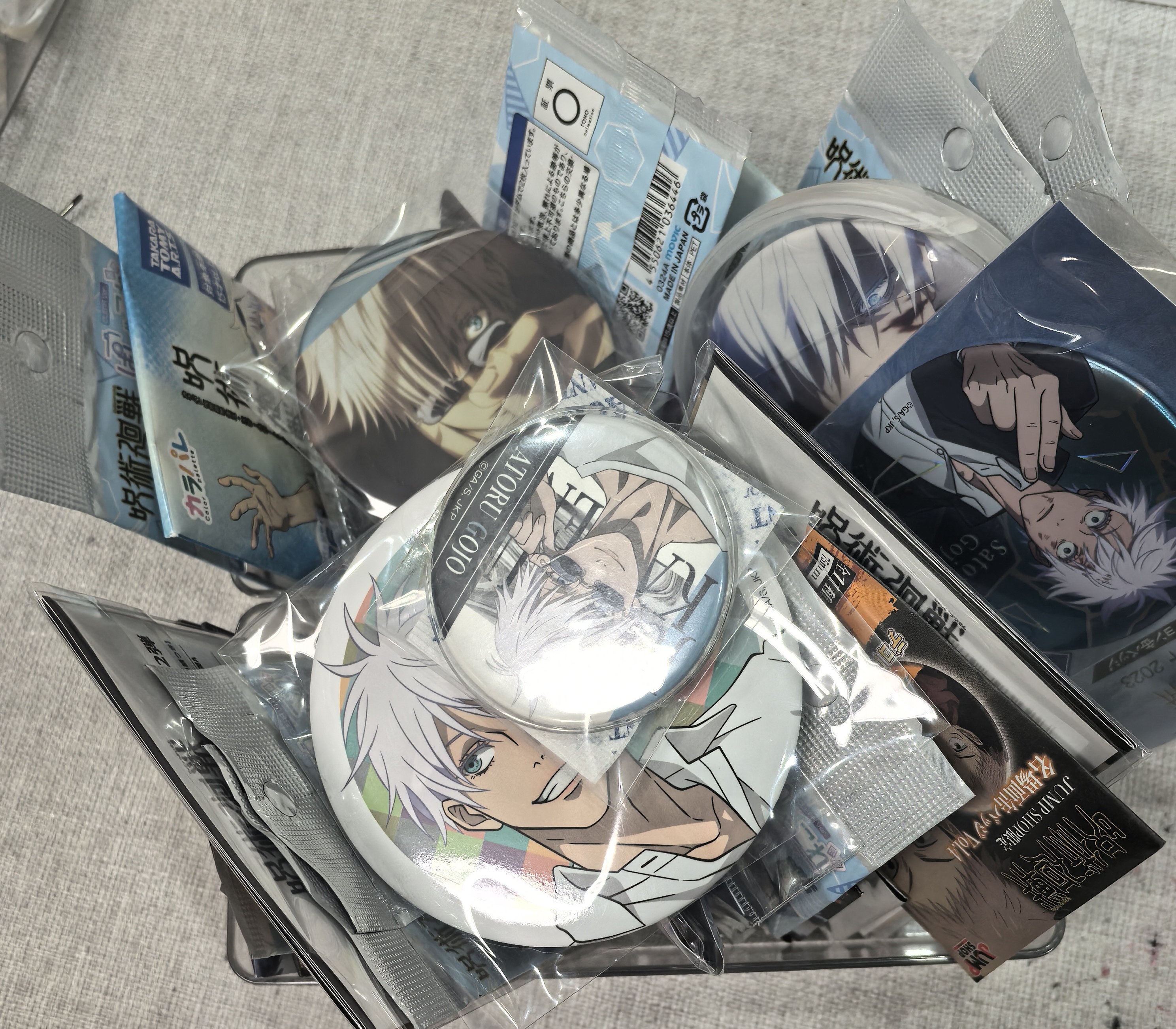 【云州拆卡】咒术 文豪 蓝锁 家教多ip选位大乱斗殒命五条 盲盒徽章