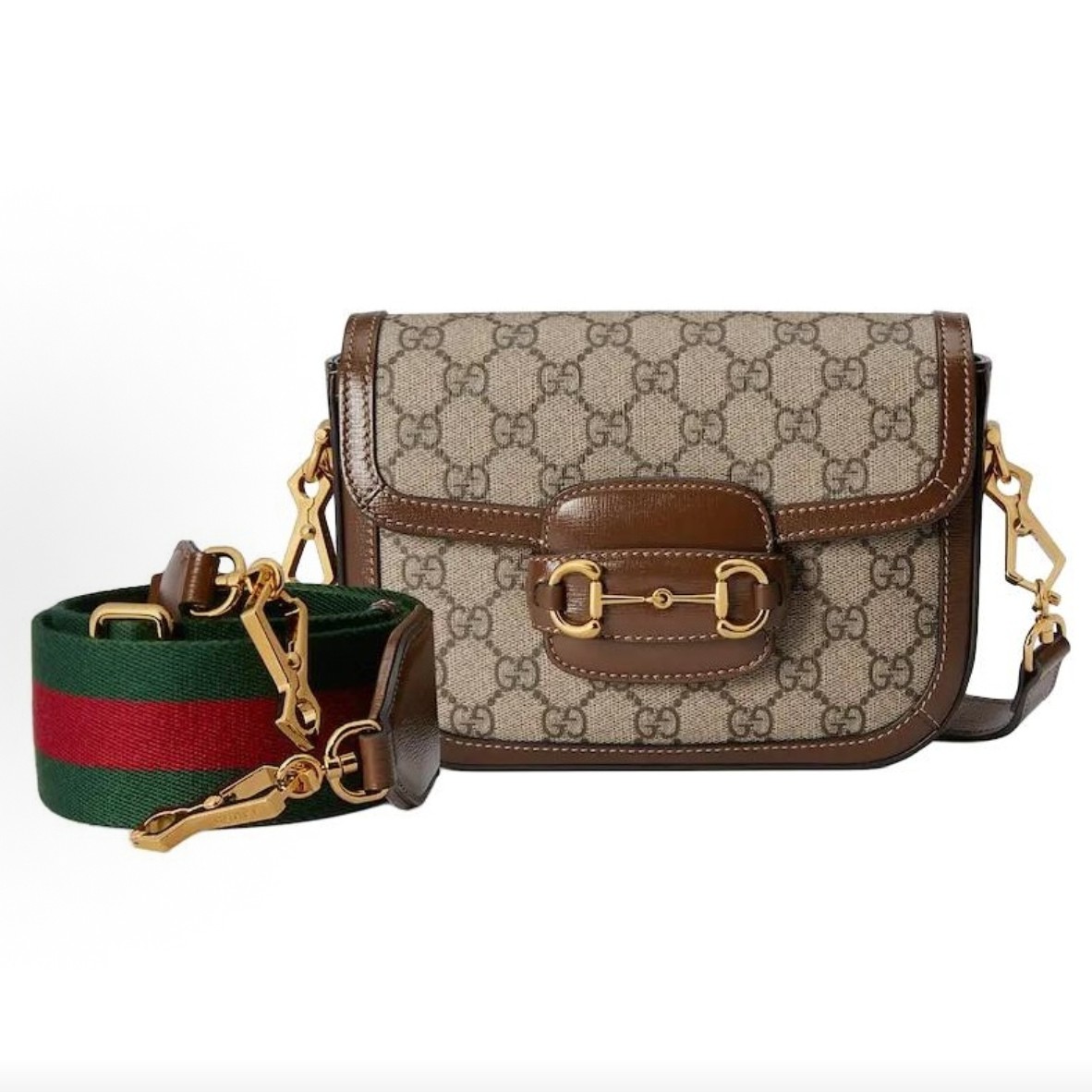 95新 GUCCI/古驰 1955马鞍包小号单肩包16651349