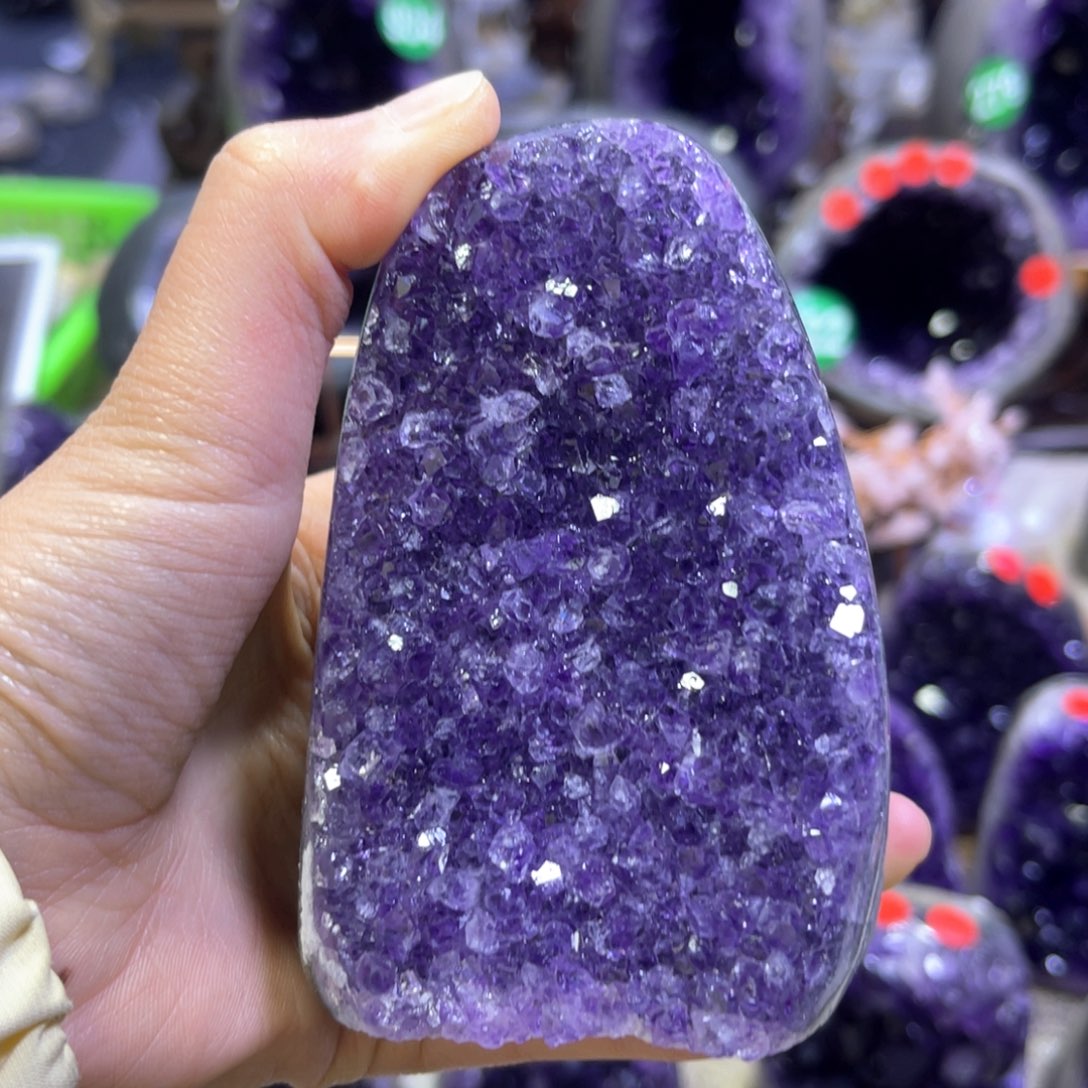 紫晶摆件未镶嵌紫水晶