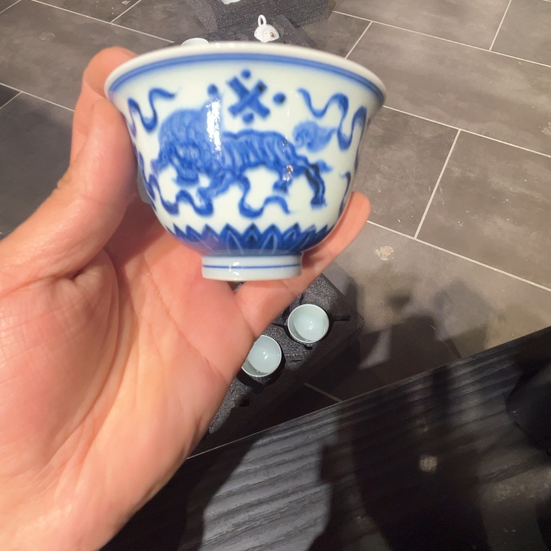 杯青花瓷器青花瓷器