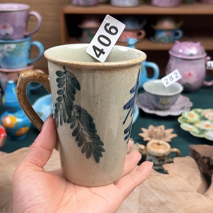 杯景德镇陶瓷手绘作品406