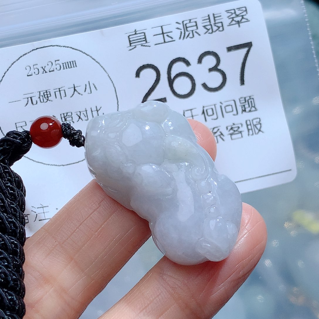 翡翠颈饰未镶嵌2637。