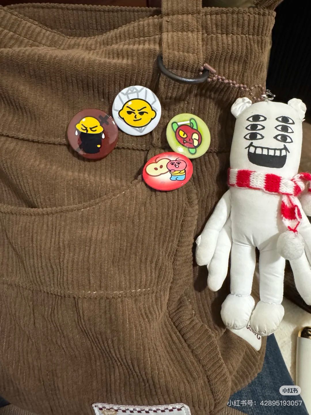 【手工】熊卷汉堡包玩偶周边挂件公仔可动