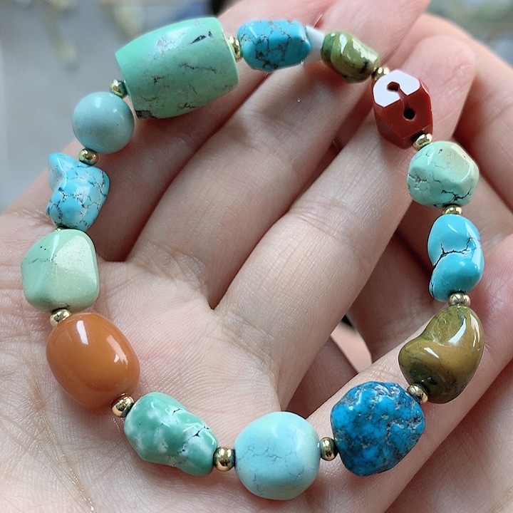 绿松石珠宝奇石未镶嵌