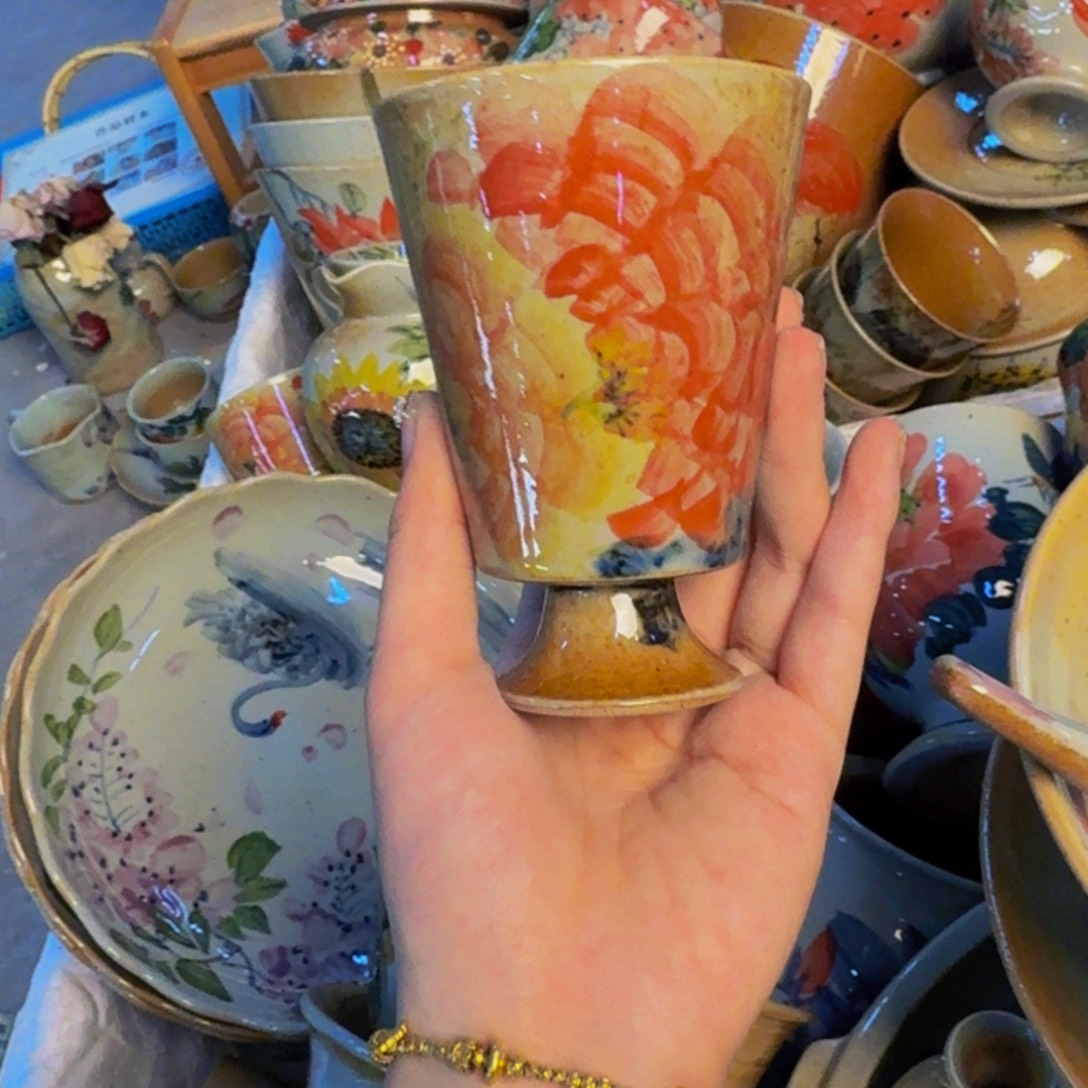 瓷片景德镇陶瓷手工手绘