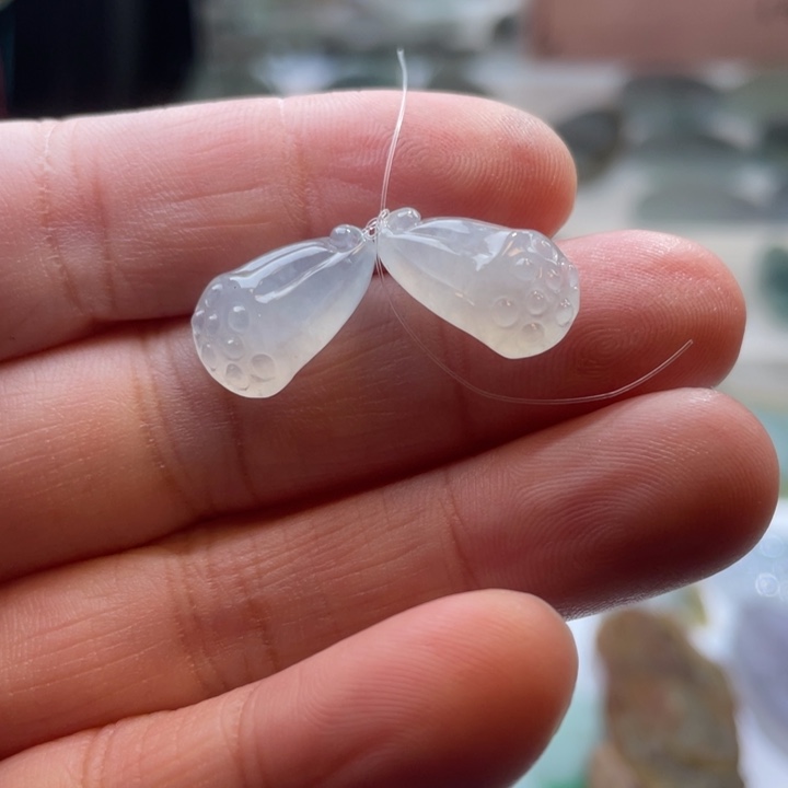 翡翠未镶嵌颈饰翡翠莲蓬