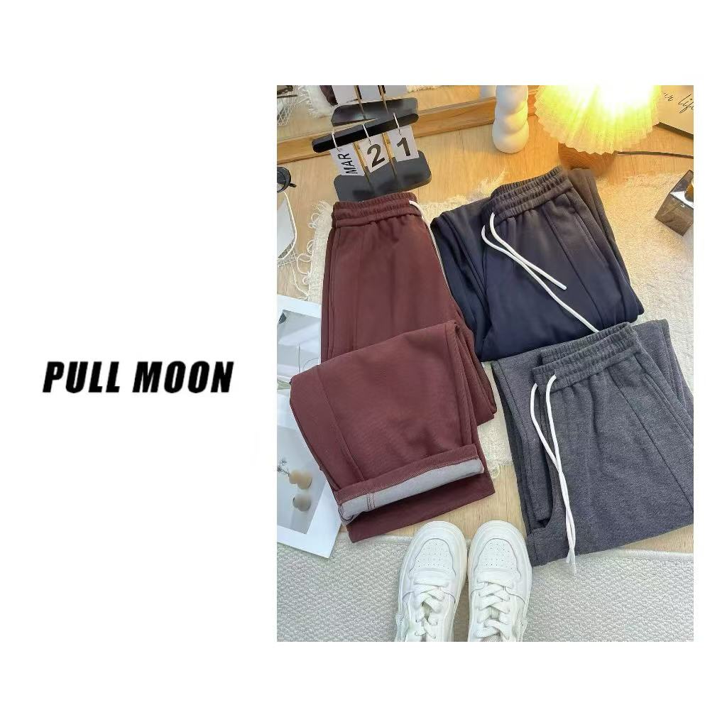 128/2428/150 阔腿裤女冬季新款高腰宽松显瘦百搭直筒休闲裤 XXK/