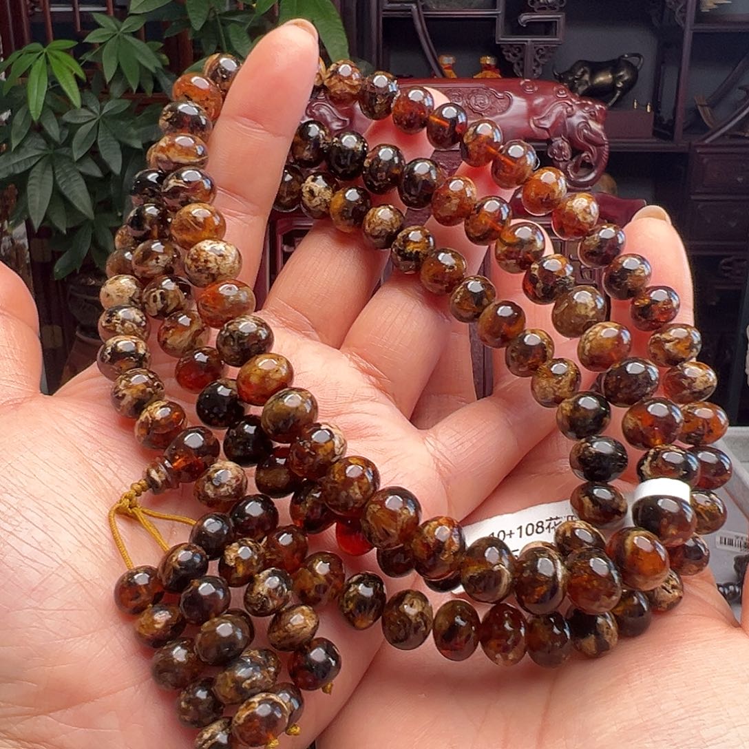 琥珀未镶嵌裸石抚顺琥珀20185十