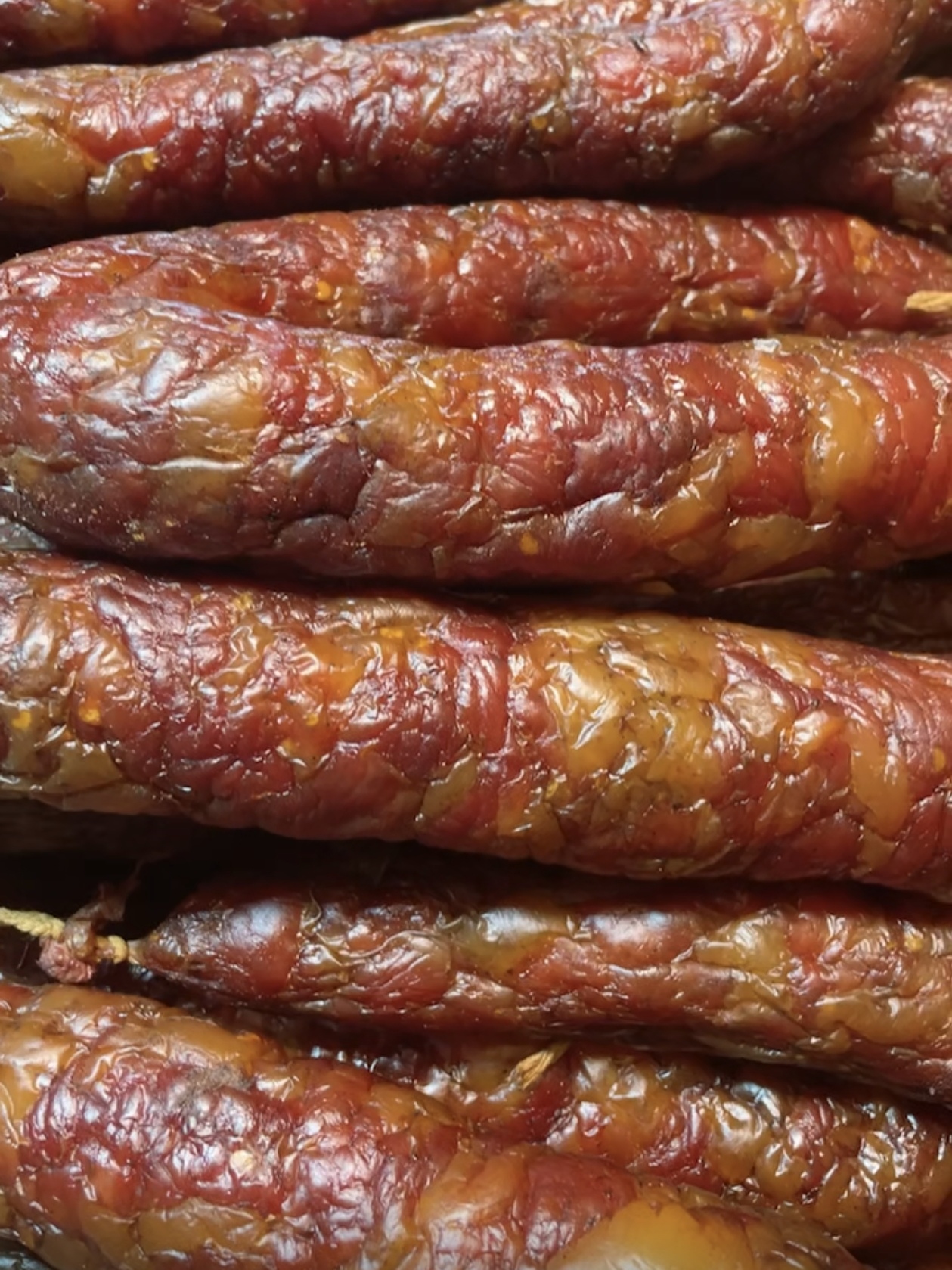 尹定花传统式腊味腊肠农村同城乡村麻辣味1斤装