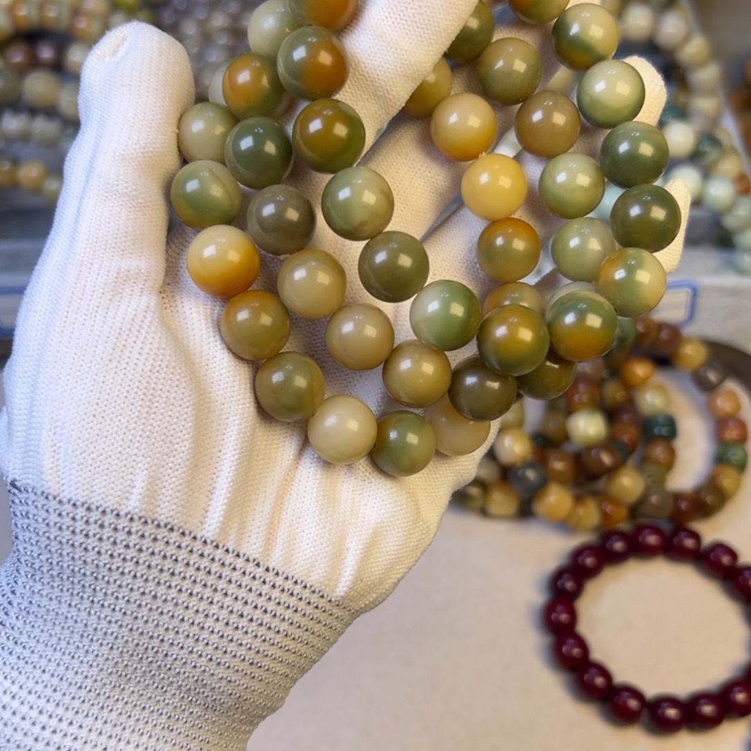菩提根/象牙果手串菲料青芒卡13
