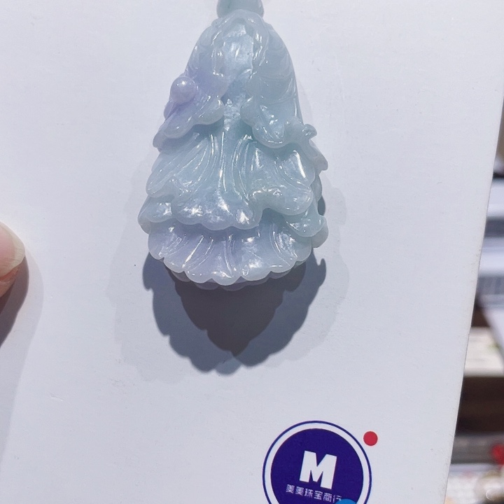 翡翠未镶嵌颈饰天然缅甸翡翠A货吊坠