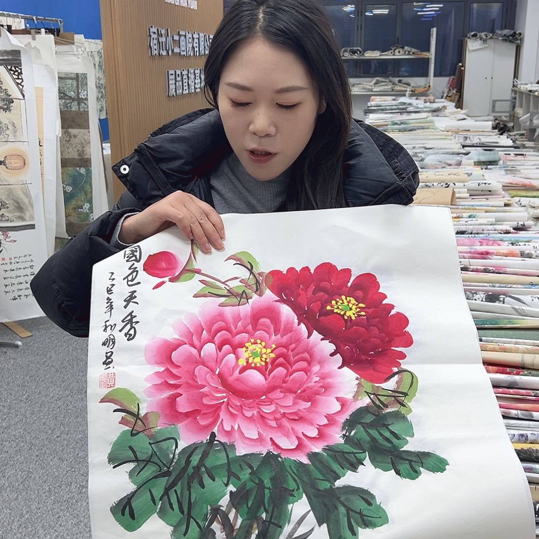 国画纯手绘字画作品