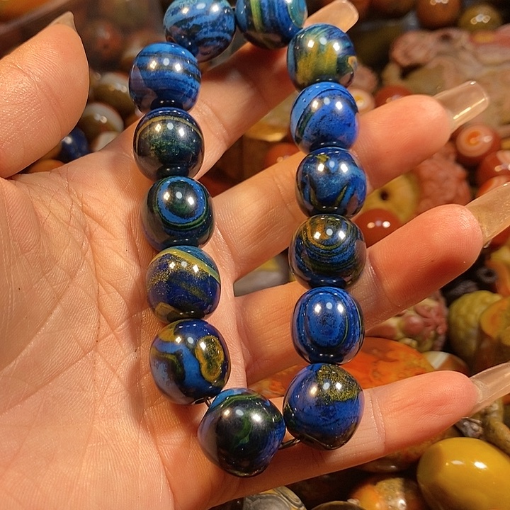 玛瑙/玉髓手链未镶嵌워*