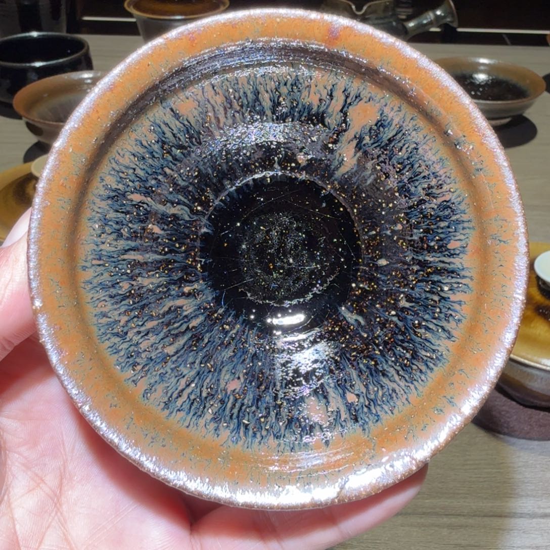 拾***寶桃花岛通天龙窑柴烧建盏样品