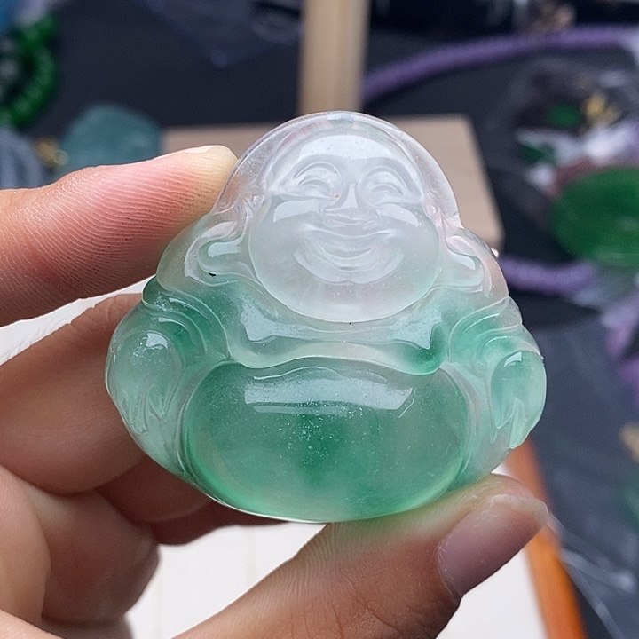 翡翠未镶嵌颈饰352手串